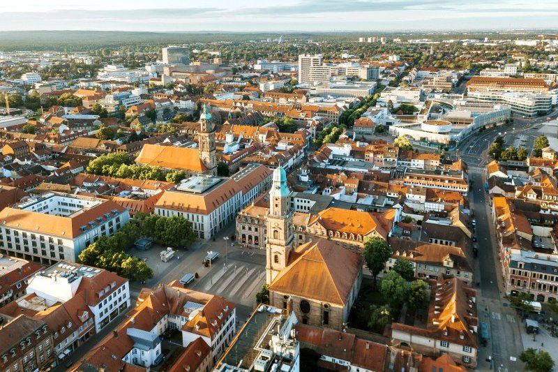 Aerial view Erlangen